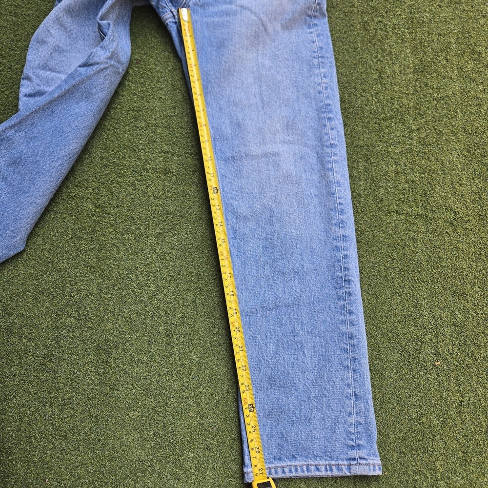 Zara Jeans Women's Size 2 Blue Denim Bottons Straight Leg - Picture 7 of 9